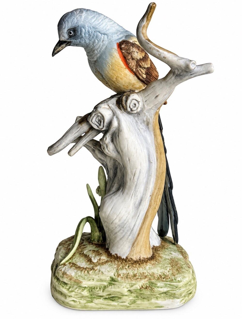 Vintage Flycatcher by Andrea Porcelain Bird Figurine 9” Hand Painted Display